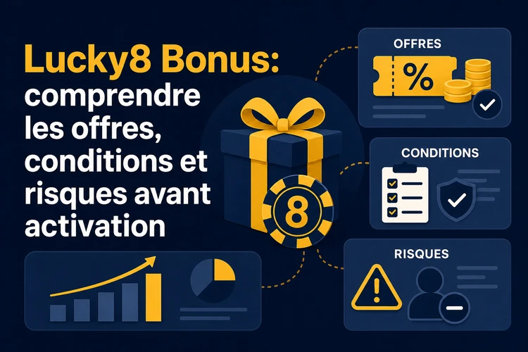 Lucky8 Bonus: comprendre les offres, conditions et risques avant activation