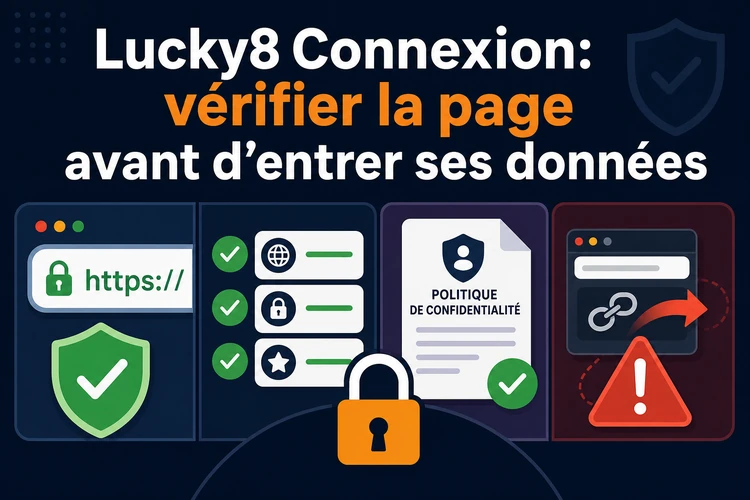 Lucky8 Connexion: vérifier la page avant d’entrer ses données