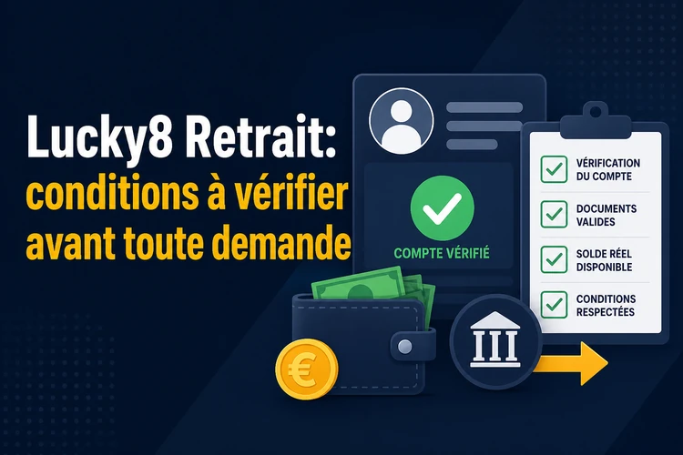 Lucky8 Retrait: conditions à vérifier avant toute demande